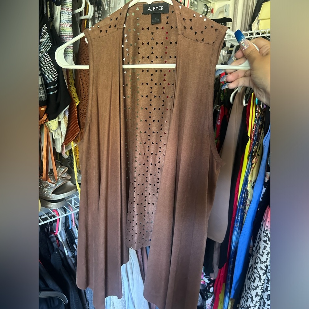 Chocolate Boho Vest